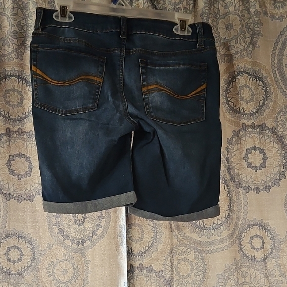 SO Dark Blue Jean Shorts for Women - Picture 2 of 4